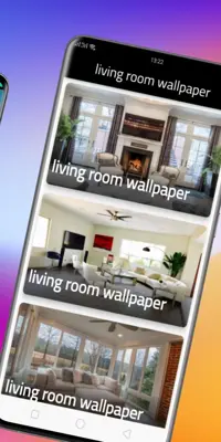 living room wallpaper android App screenshot 1